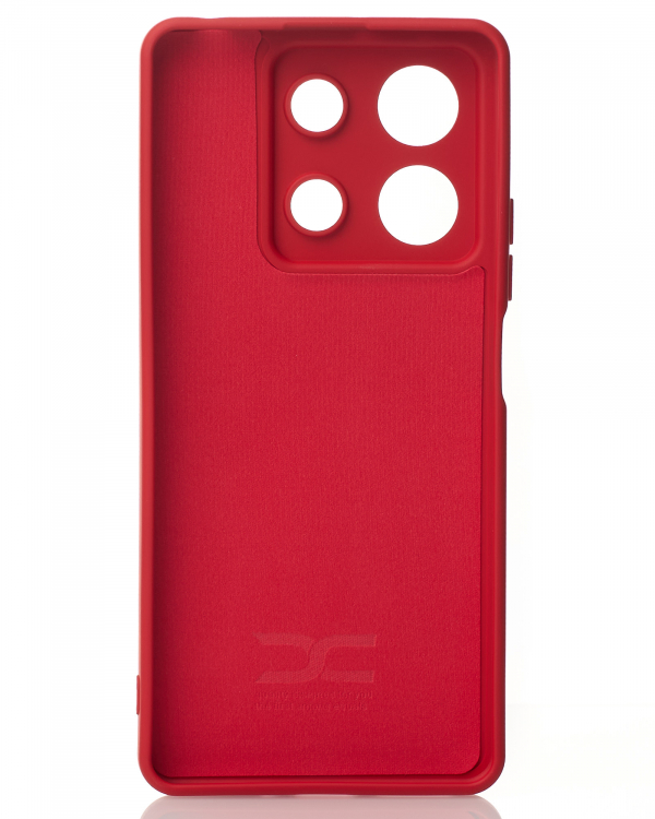 Силиконовый чехол SOFT Silicone Case для Xiaomi Redmi Note 13 5G (без лого) красный