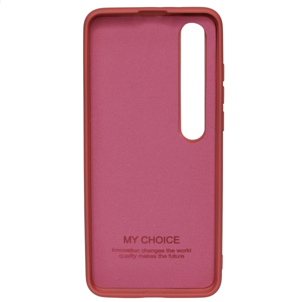 Силиконовый чехол SOFT Silicone Case для Xiaomi Mi 10 Pro HQ (с логотипом) коралловый