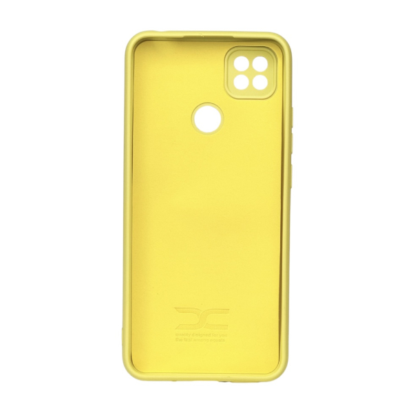 Силиконовый чехол SOFT Silicone Case для Xiaomi Redmi 9C/9A Activ/Poco C31 (без лого) лимонный