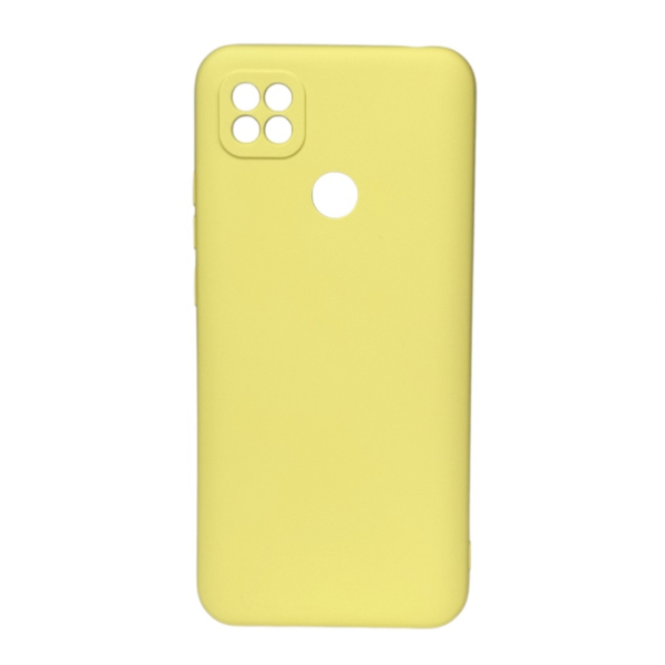 Силиконовый чехол SOFT Silicone Case для Xiaomi Redmi 9C/9A Activ/Poco C31 (без лого) лимонный