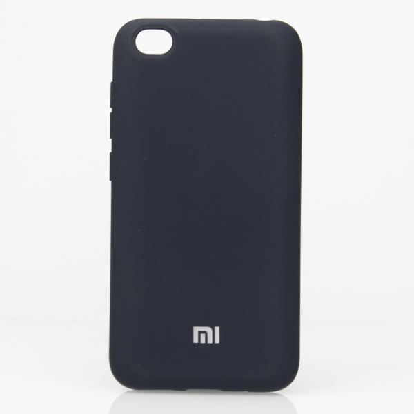 Силиконовый чехол SOFT Silicone Case для Xiaomi Redmi GO (с логотипом) черный