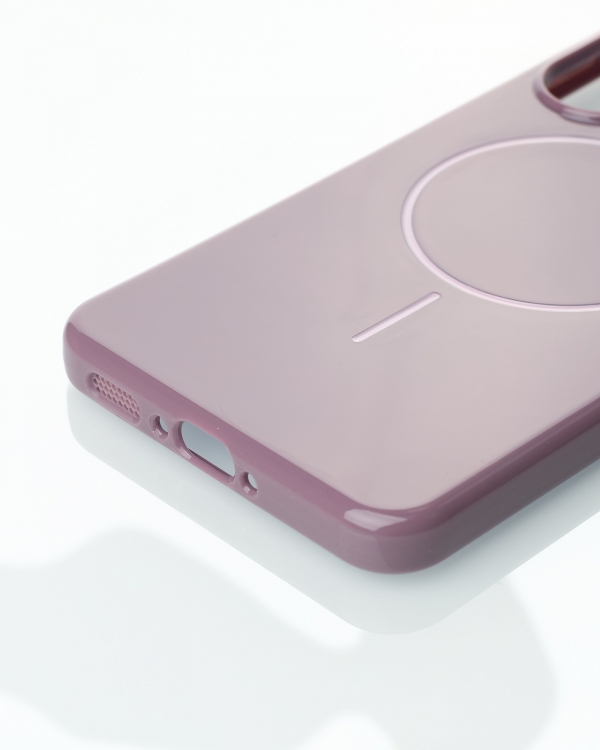Чехол Glamour Case with MagSafe для Samsung A56 deep purple
