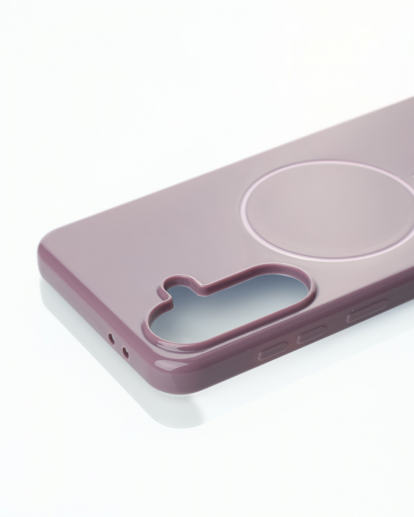 Чехол Glamour Case with MagSafe для Samsung A56 deep purple