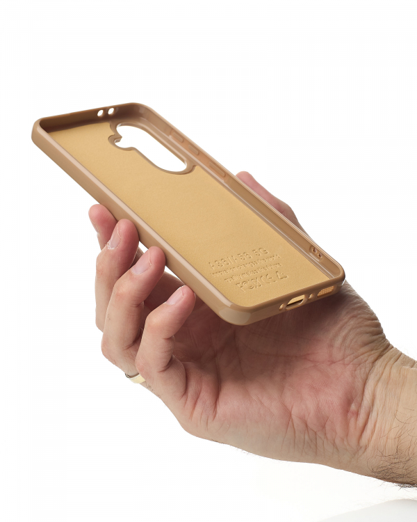 Чехол Glamour Case with MagSafe для Samsung A56 desert titanium