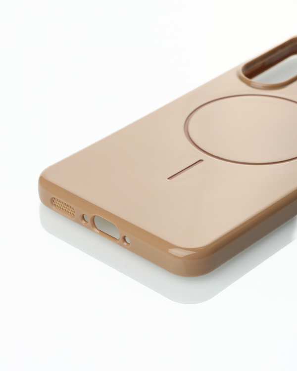Чехол Glamour Case with MagSafe для Samsung A56 desert titanium