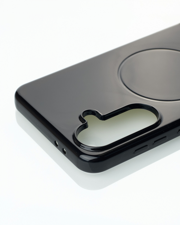 Чехол Glamour Case with MagSafe для Samsung A56 black