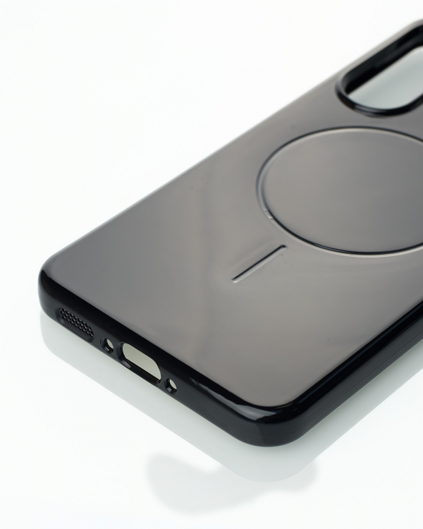 Чехол Glamour Case with MagSafe для Samsung A56 black