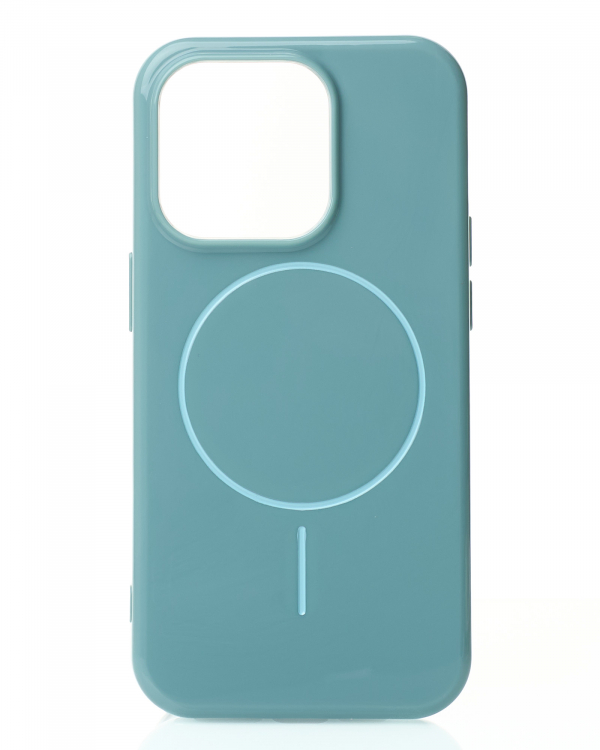 Чехол Glamour Case with MagSafe для iPhone 13 Pro Max wave blue
