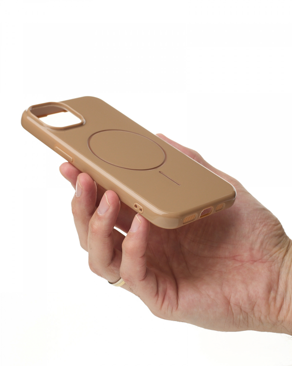 Чехол Glamour Case with MagSafe для iPhone 11 desert titanium