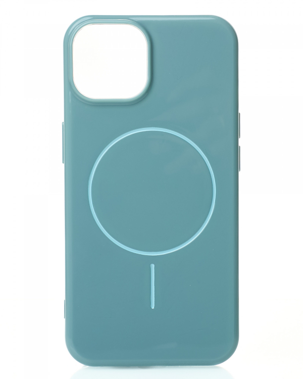 Чехол Glamour Case with MagSafe для iPhone 11 wave blue