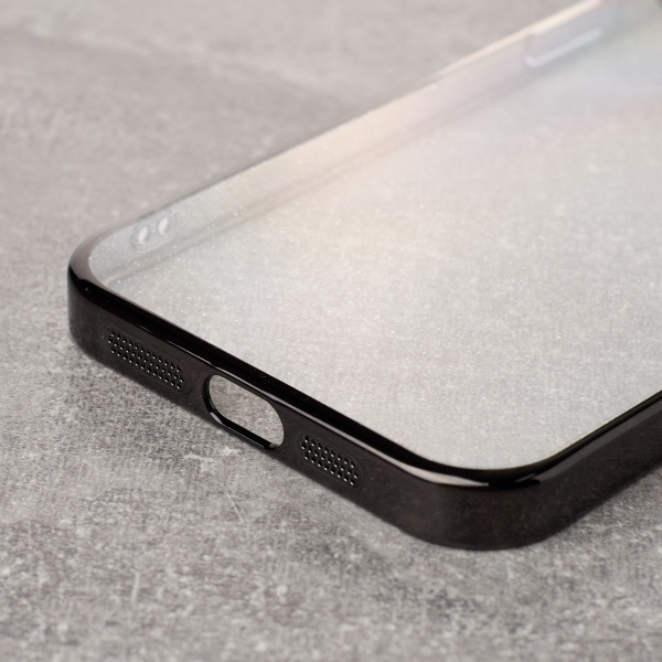 Пластиковый чехол GLITTER для iPhone 11 черный