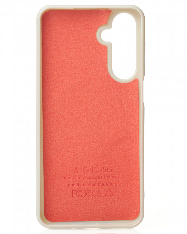 Силиконовый чехол Slim Ring Glamour с поддержкой MagSafe для Samsung A16 natural titanium