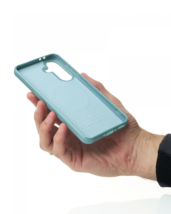 Чехол Glamour Case with MagSafe для Samsung A56 wave blue