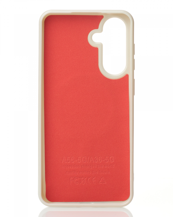 Чехол Glamour Case with MagSafe для Samsung A56 natural titanium