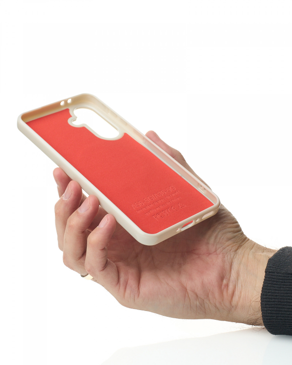 Чехол Glamour Case with MagSafe для Samsung A56 natural titanium