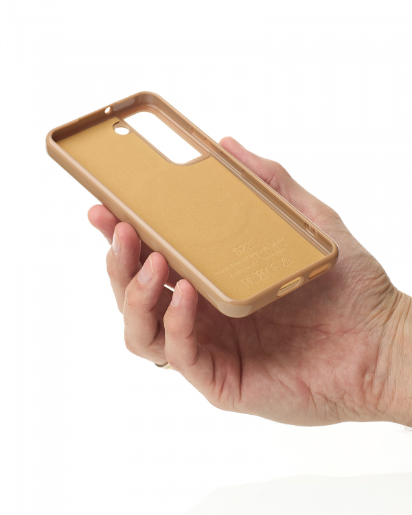 Чехол Glamour Case with MagSafe для Samsung S21 FE desert titanium