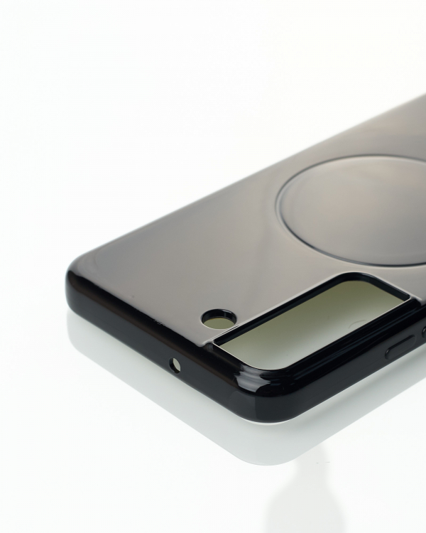 Чехол Glamour Case with MagSafe для Samsung S21 FE black