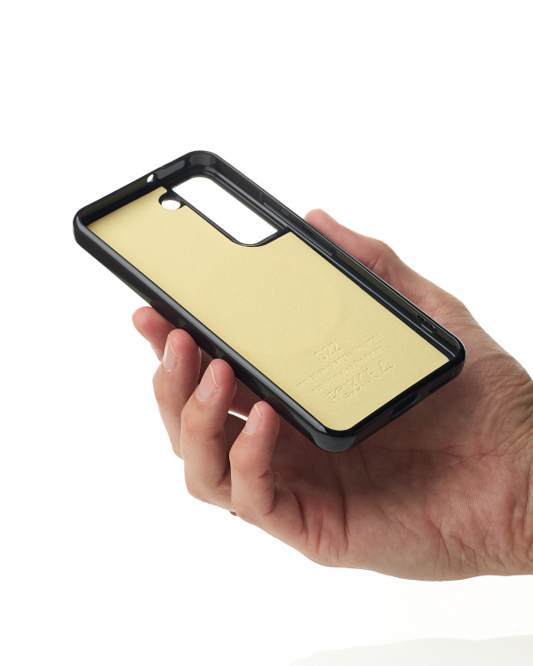 Чехол Glamour Case with MagSafe для Samsung S21 FE black