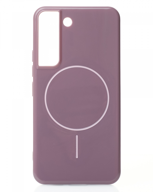 Чехол Glamour Case with MagSafe для Samsung S21 FE deep purple