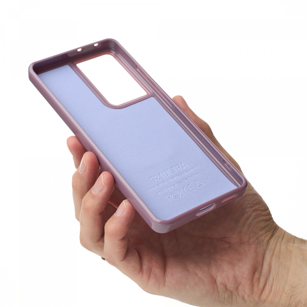 Чехол Glamour Beats Case with MagSafe для Samsung S21 Ultra deep purple