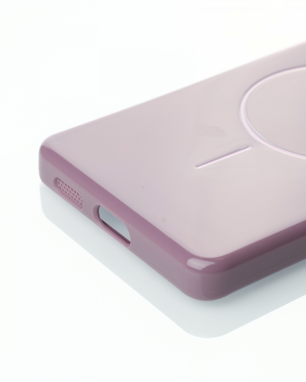 Чехол Glamour Beats Case with MagSafe для Samsung S21 Ultra deep purple