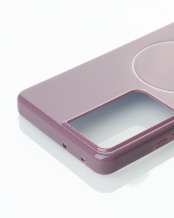 Чехол Glamour Beats Case with MagSafe для Samsung S21 Ultra deep purple