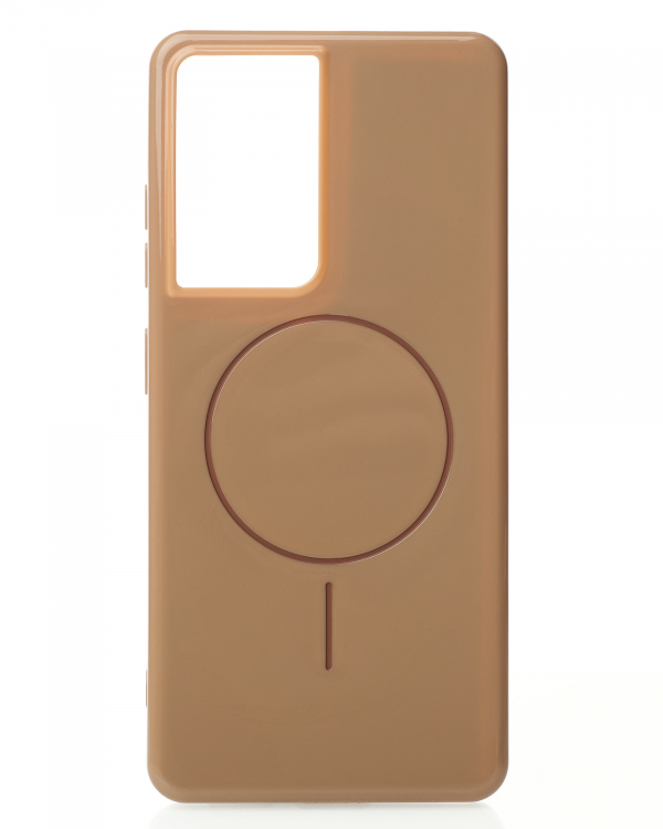 Чехол Glamour Beats Case with MagSafe для Samsung S21 Ultra desert titanium