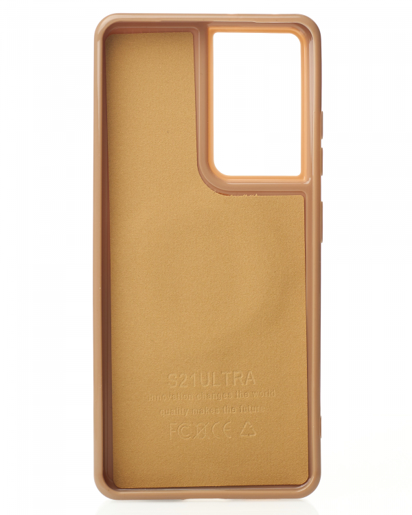 Чехол Glamour Beats Case with MagSafe для Samsung S21 Ultra desert titanium