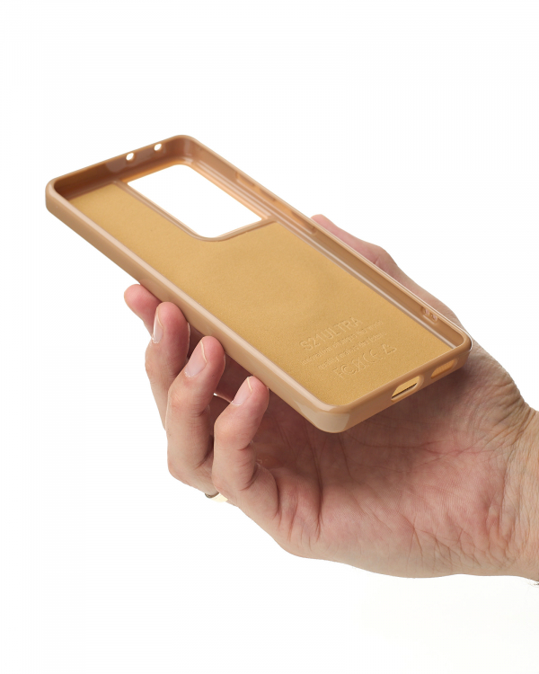 Чехол Glamour Beats Case with MagSafe для Samsung S21 Ultra desert titanium