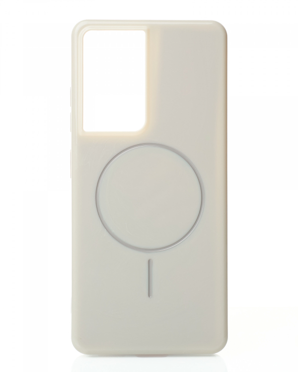 Чехол Glamour Beats Case with MagSafe для Samsung S21 Ultra natural titanium