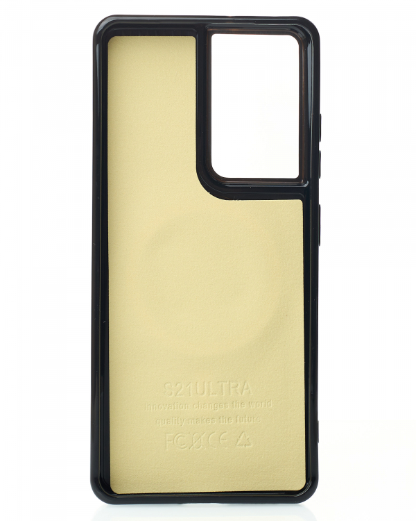 Чехол Glamour Beats Case with MagSafe для Samsung S21 Ultra black