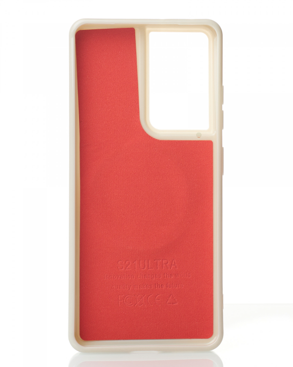 Чехол Glamour Beats Case with MagSafe для Samsung S21 Ultra natural titanium