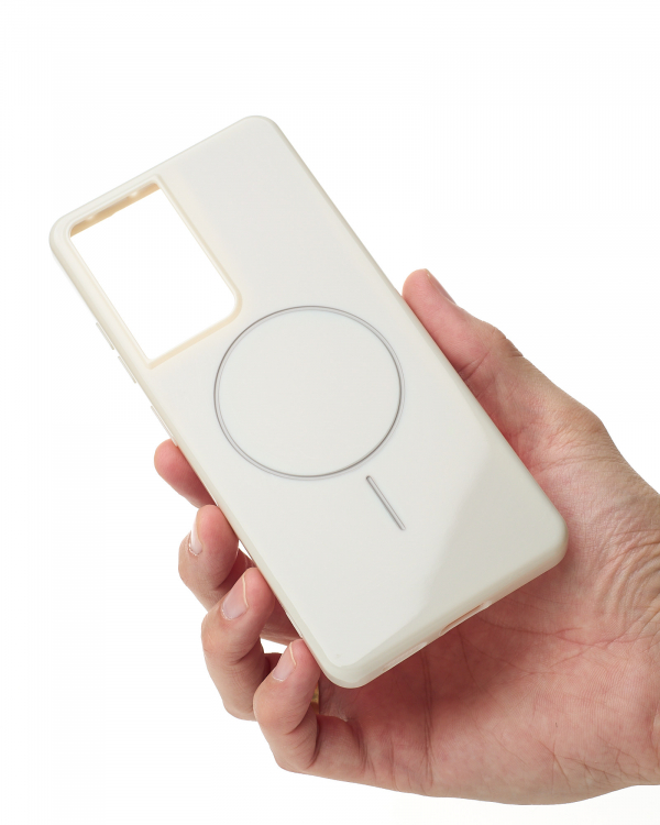 Чехол Glamour Beats Case with MagSafe для Samsung S21 Ultra natural titanium