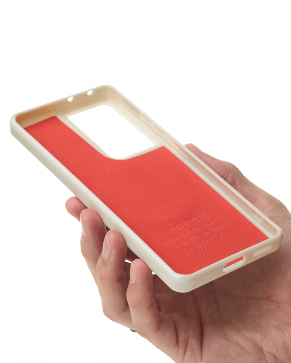 Чехол Glamour Beats Case with MagSafe для Samsung S21 Ultra natural titanium