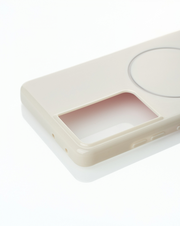 Чехол Glamour Beats Case with MagSafe для Samsung S21 Ultra natural titanium