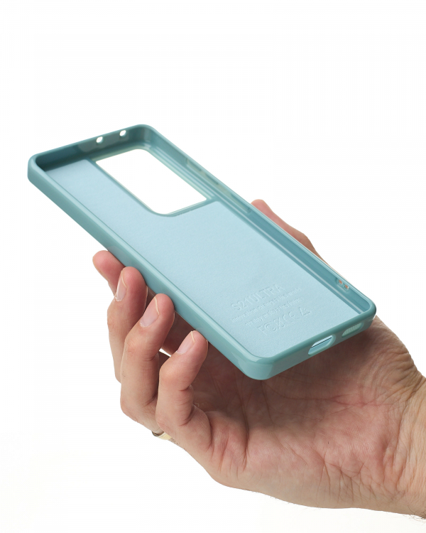 Чехол Glamour Beats Case with MagSafe для Samsung S21 Ultra wave blue