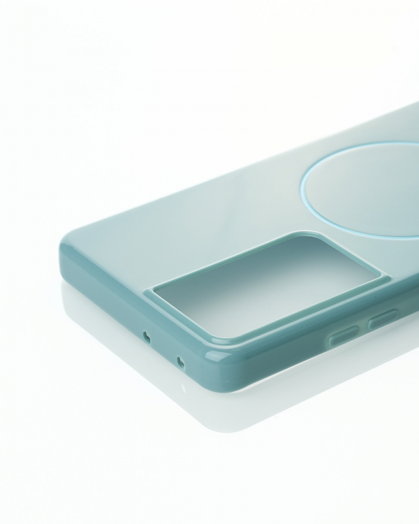 Чехол Glamour Beats Case with MagSafe для Samsung S21 Ultra wave blue