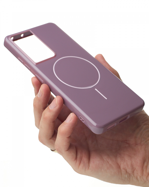 Чехол Glamour Beats Case with MagSafe для Samsung S21 Ultra deep purple