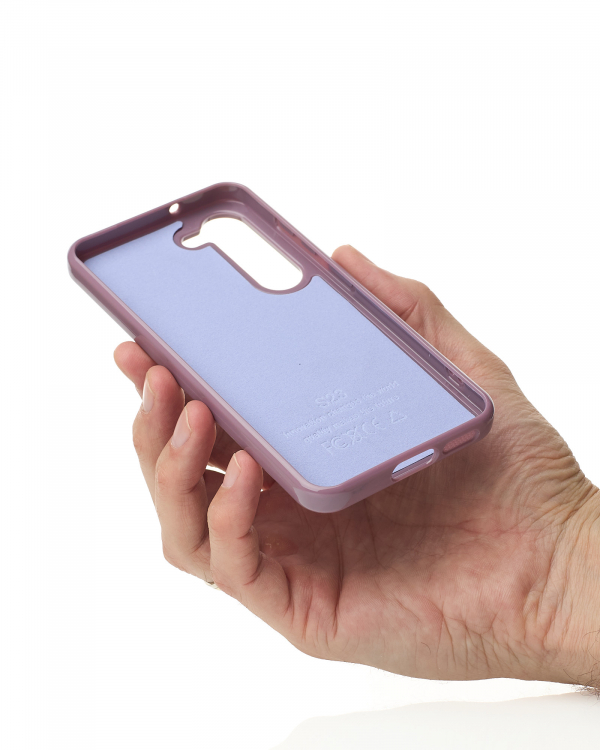Чехол Glamour Beats Case with MagSafe для Samsung S23 deep purple