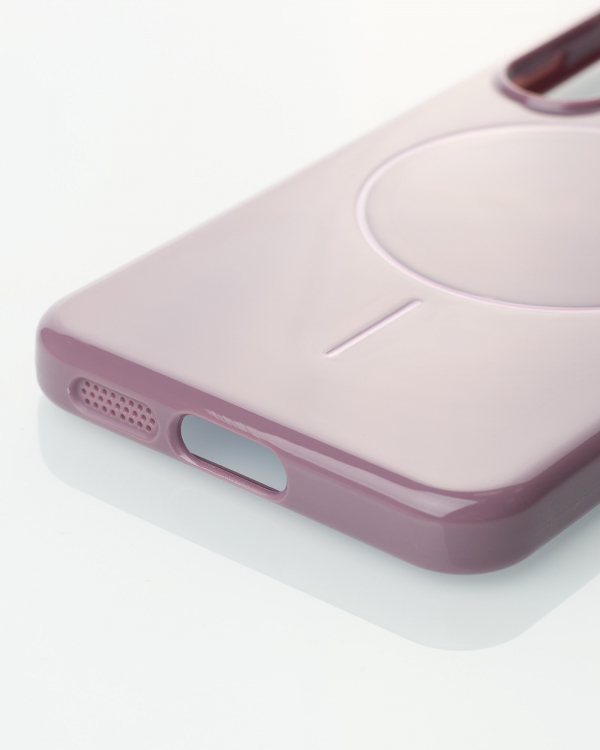 Чехол Glamour Beats Case with MagSafe для Samsung S23 deep purple