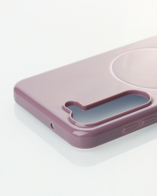 Чехол Glamour Beats Case with MagSafe для Samsung S23 deep purple