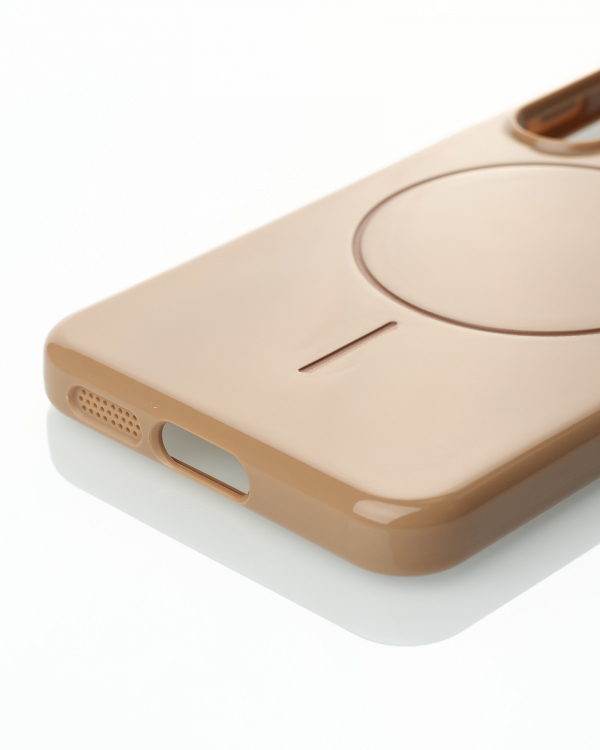 Чехол Glamour Beats Case with MagSafe для Samsung S23 desert titanium