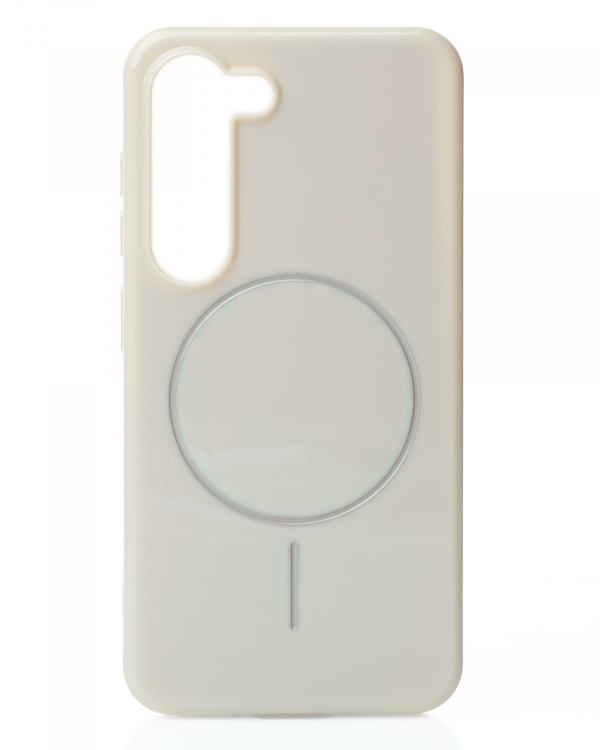 Чехол Glamour Beats Case with MagSafe для Samsung S23 natural titanium