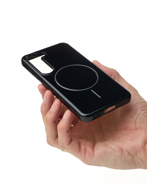 Чехол Glamour Beats Case with MagSafe для Samsung S23 black