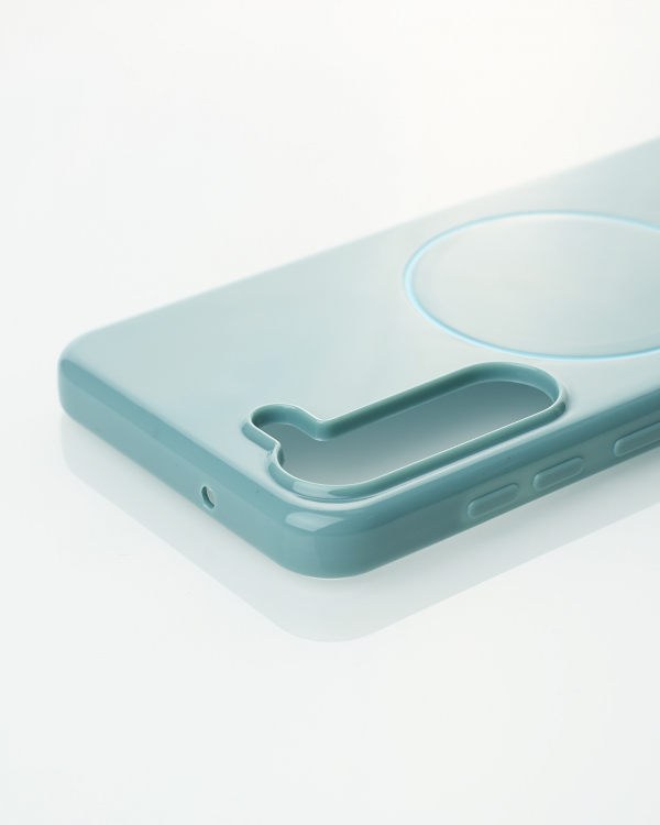 Чехол Glamour Beats Case with MagSafe для Samsung S23 wave blue