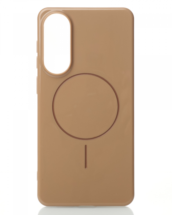 Чехол Glamour Case with MagSafe для Samsung S25 Edge desert titanium