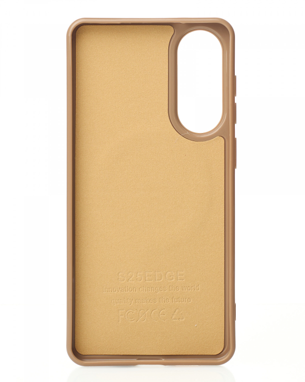 Чехол Glamour Case with MagSafe для Samsung S25 Edge desert titanium