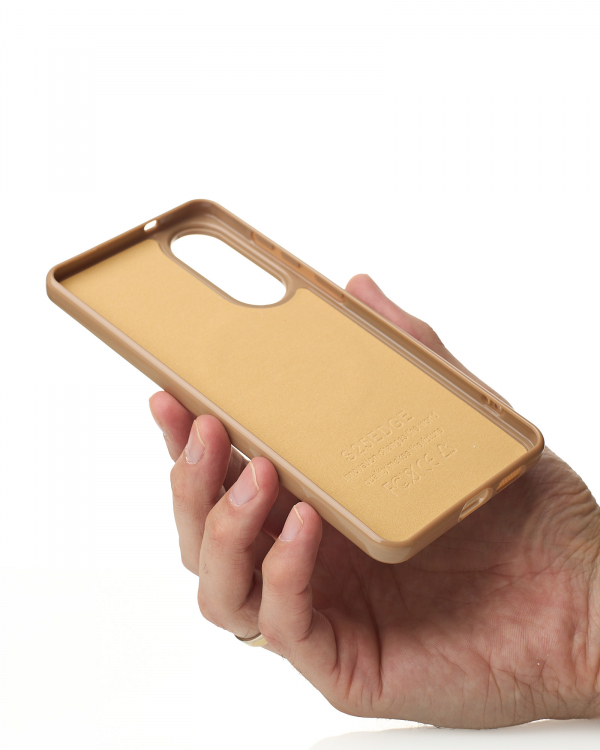 Чехол Glamour Case with MagSafe для Samsung S25 Edge desert titanium