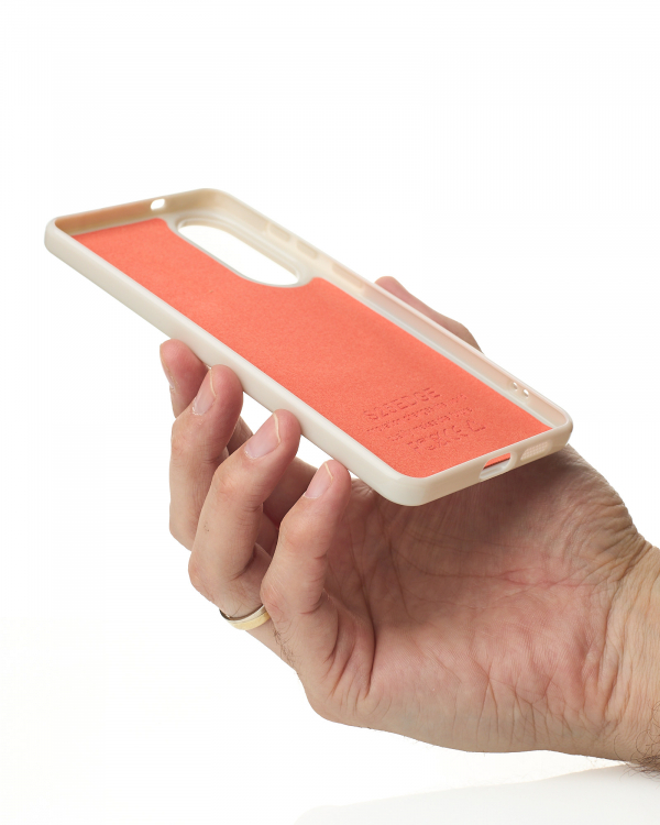 Чехол Glamour Case with MagSafe для Samsung S25 Edge natural titanium