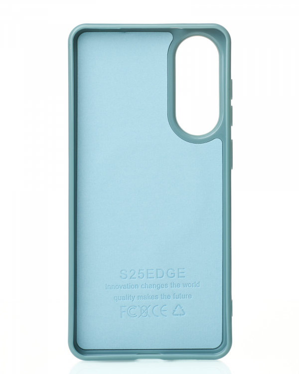 Чехол Glamour Case with MagSafe для Samsung S25 Edge wave blue